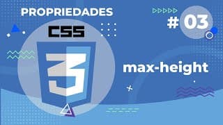 Propriedade max-height CSS3 - Definindo altura máxima de um elemento